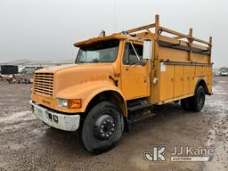 (Dixon, CA) 1991 International 4900 Utility Truck Runs & Moves, Welder Does Not Turn ON