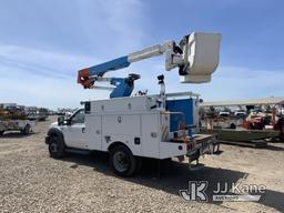 (Dixon, CA) Altec AT37G, Bucket Truck mounted behind cab on 2015 Ford F550 4x4 Service Truck Runs &