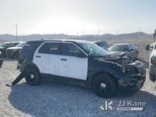 (Las Vegas, NV) 2017 Ford Explorer AWD Police Interceptor Dealers Only, Wrecked, Towed In, No Consol