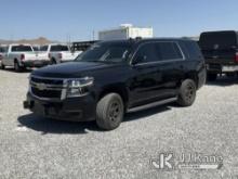 2016 Chevrolet Tahoe Police Package Towed In, No Console, Rear Seats Unbolted, Engine & Transmission