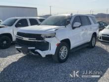2023 Chevrolet Tahoe 4x4 Towed In, Wrecked, Dealers Only, Airbags Deployed, No Console, Taxable Chec