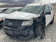 2018 Ford Explorer AWD Police Interceptor Dealers Only, Airbags Deployed, Towed In Wrecked, Missing 