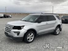 2018 Ford Explorer Wrecked, Missing Parts, Towed In Jump To Star, Runs & Moves