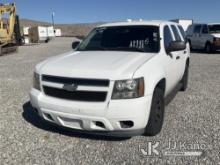2008 Chevrolet Tahoe Police Package Interior Damage, No Console, Rear Seats Unsecured Check Engine L