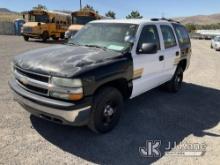 2003 Chevrolet Tahoe 4x4 4-Door Sport Utility Vehicle, Located In Reno Nv. Contact Nathan Tiedt To P