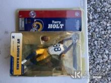 Torry Holt & Motorhome Figurines NOTE: This unit is being sold AS IS/WHERE IS via Timed Auction and 