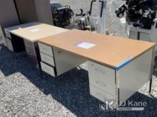 (2) Desks NOTE: This unit is being sold AS IS/WHERE IS via Timed Auction and is located in Las Vegas