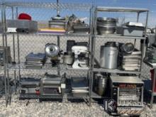 (Las Vegas, NV) (2) Wire Rack Shelves & Kitchen Equipment NOTE: This unit is being sold AS IS/WHERE