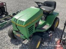 John Deere Riding Mower NOTE: This unit is being sold AS IS/WHERE IS via Timed Auction and is locate