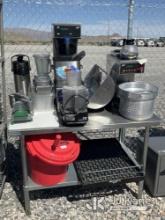 (Las Vegas, NV) Table & Kitchen Equipment NOTE: This unit is being sold AS IS/WHERE IS via Timed Auc