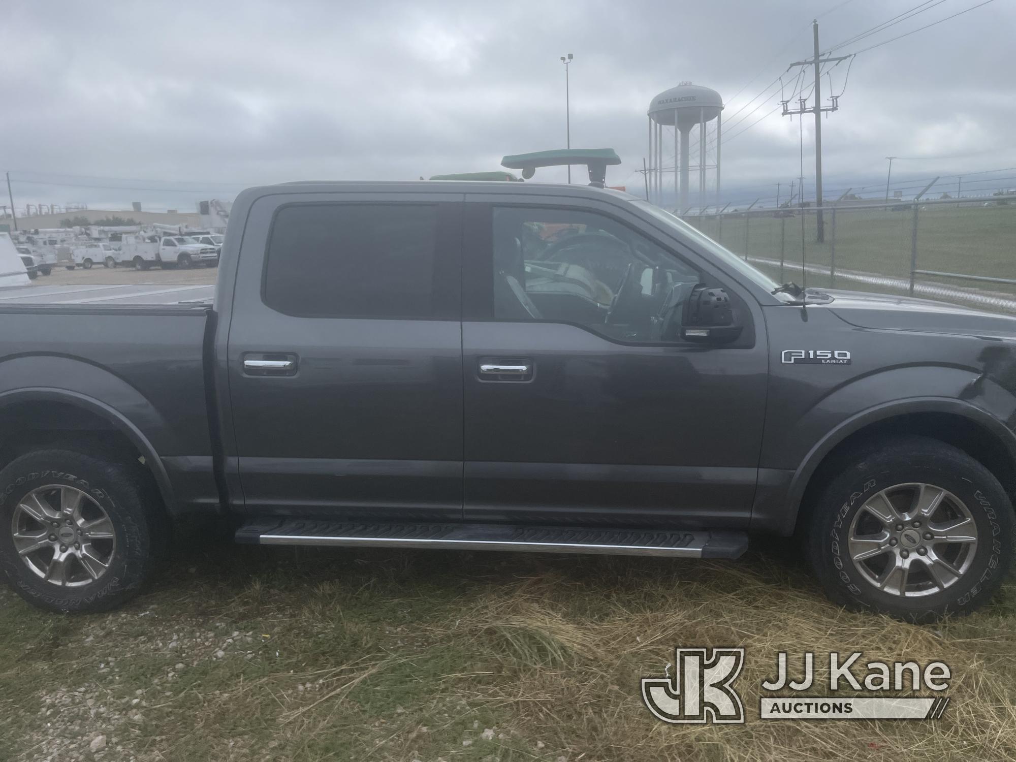 (Waxahachie, TX) 2017 Ford F150 Crew-Cab Pickup Truck NO KEY, Security Lock Preventing Key From Bein