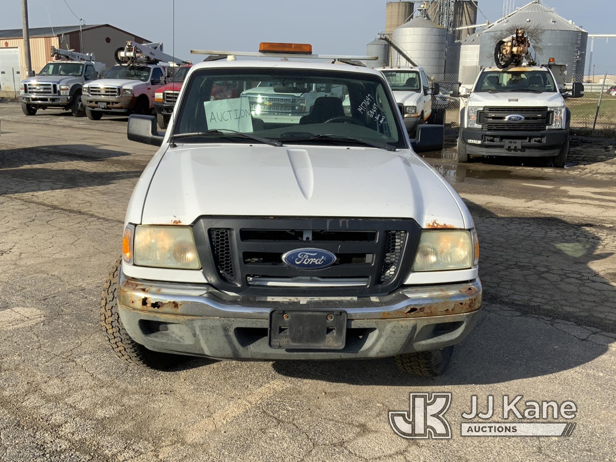 (South Beloit, IL) 2008 Ford Ranger 4x4 Extended-Cab Pickup Truck Runs & Moves) (Rust Damage