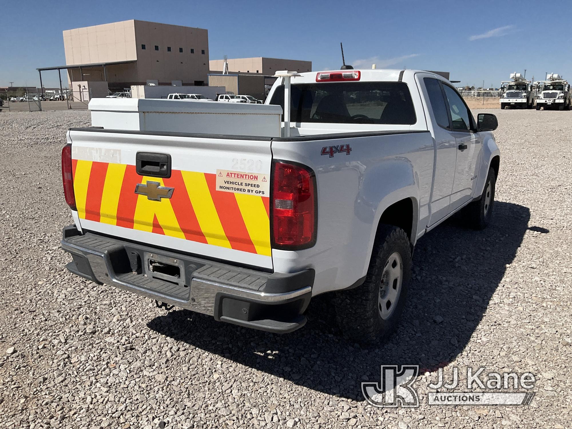 (El Paso, TX) 2016 Chevrolet Colorado 4x4 Extended-Cab Pickup Truck Runs & Drives) (Jump To Start
