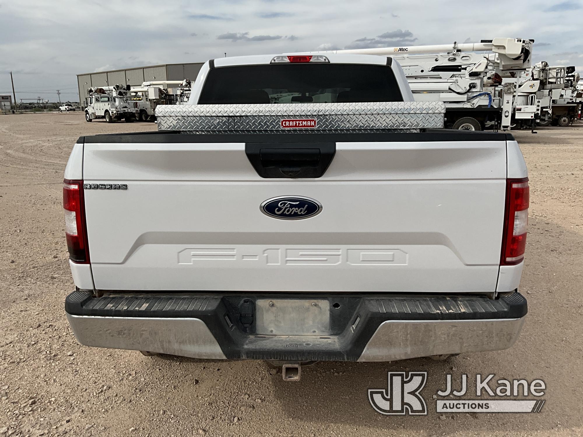 (Odessa, TX) 2019 Ford King Ranch F150 4x4 Crew-Cab Pickup Truck Runs & Moves) (Hail Damage