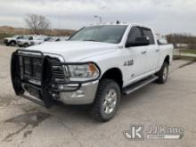 2014 RAM 2500 4x4 Crew-Cab Pickup Truck Runs & Moves) (Cannot Be Driven Must Be Towed) (Starts With 