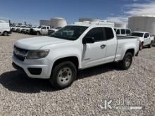 2016 Chevrolet Colorado 4x4 Extended-Cab Pickup Truck Runs & Moves) (Paint Damage, Spare In Bed, No 