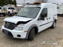 2013 Ford Transit Connect Cargo Van Runs & Moves) (Jump to Start, Bad Alternator, Body Damage