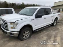 2016 Ford F150 4x4 Crew-Cab Pickup Truck Jump To Start, Runs, Transmission Engages, And Truck Moves)