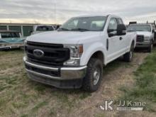 2020 Ford F250 4x4 Extended-Cab Pickup Truck Not Running, Condition Unknown. Per Seller: Motor Blown