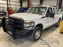 2011 Ford F250 4x4 Extended-Cab Pickup Truck Runs & Moves) (Hail Damage
