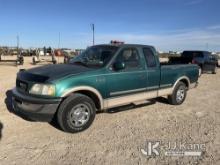 1997 Ford F250 Extended-Cab Pickup Truck Runs and Moves, Dashboard Cracked, Paint Damage, Low Fuel W