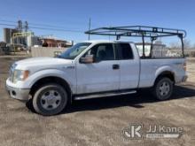 2012 Ford F150 4x4 Extended-Cab Pickup Truck Runs, Moves, No Power Steering-Not Roadworthy, Rust Dam