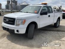 2014 Ford F150 4x4 Extended-Cab Pickup Truck Runs, Moves, Rust Damage