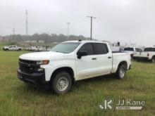 2019 Chevrolet Silverado 1500 4x4 Crew-Cab Pickup Truck Runs & Moves) (Jump to start, Cracked Windsh