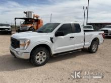 2021 Ford F150 4x4 Extended-Cab Pickup Truck Runs & Moves) (Cracked Windshield, Door Ding
