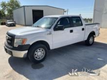 2014 Ford F150 Crew-Cab Pickup Truck Runs & Moves) (Paint Damage, Windshield Chipped, Cooperative ow