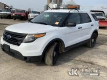 2015 Ford Explorer AWD Police Interceptor 4-Door Sport Utility Vehicle Runs, Moves