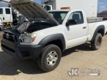 (South Beloit, IL) 2014 Toyota Tacoma 4x4 Pickup Truck Runs & Moves) (No Battery, No Fan Belt