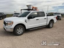 2021 Ford F150 4x4 Crew-Cab Pickup Truck Runs & Moves) (Hail Body Damage