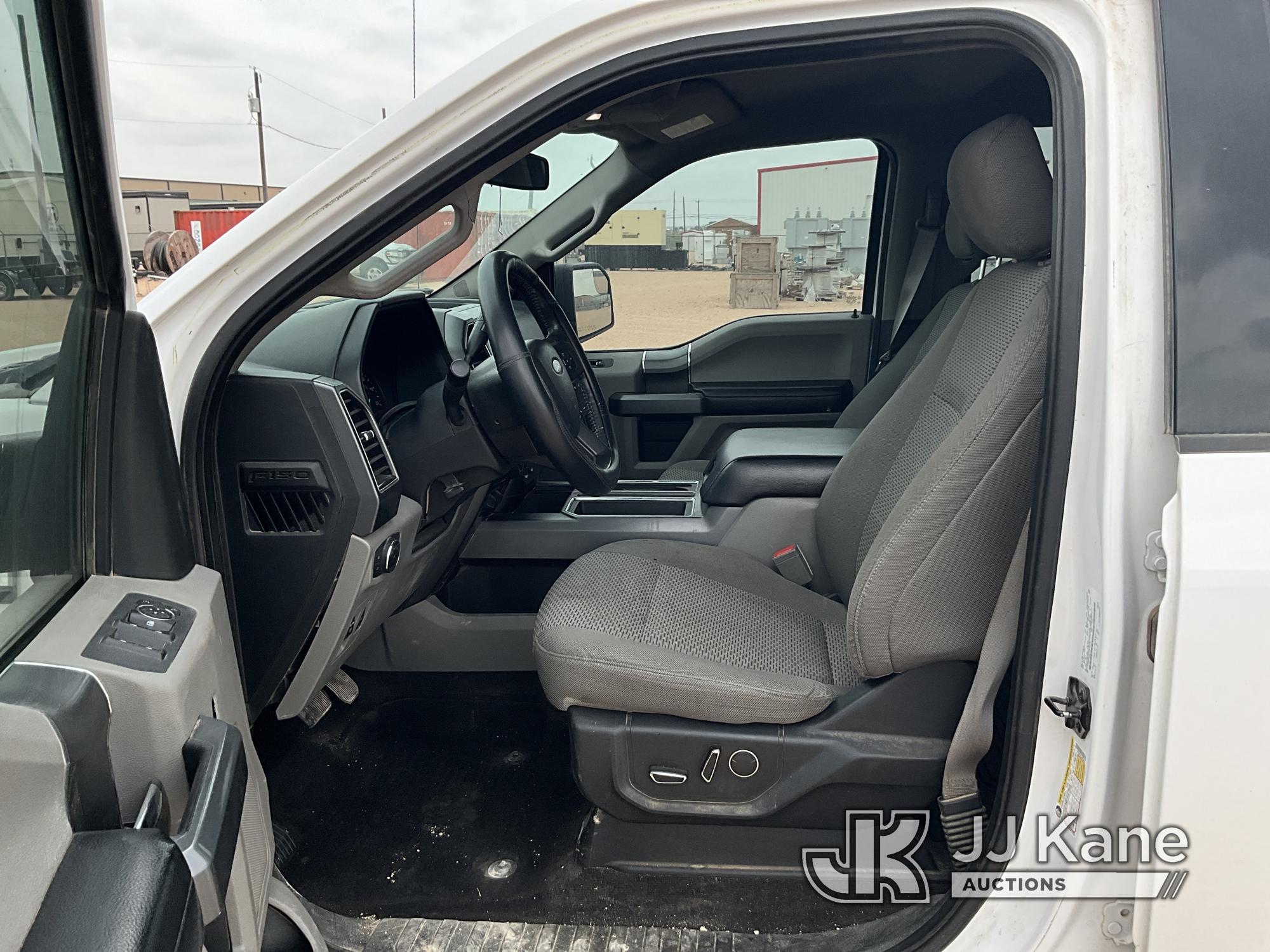 (Midland, TX) 2018 Ford King Ranch F150 4x4 Crew-Cab Pickup Truck Runs & Moves) (Hail Damage, Engine