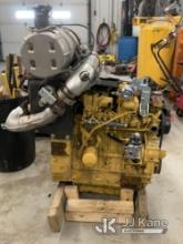 Cat Motor w/Electronics (Cat engine has 3300hrs it was out of a 299D Skid Loader it is running but h