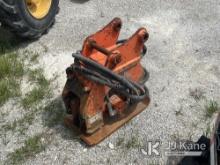Compactor for Excavator. (Used) NOTE: This unit is being sold AS IS/WHERE IS via Timed Auction and i