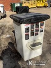 Altec Bucket with Liner and Cover 28in x 28in area 3ft 8in tall NOTE: This unit is being sold AS IS/