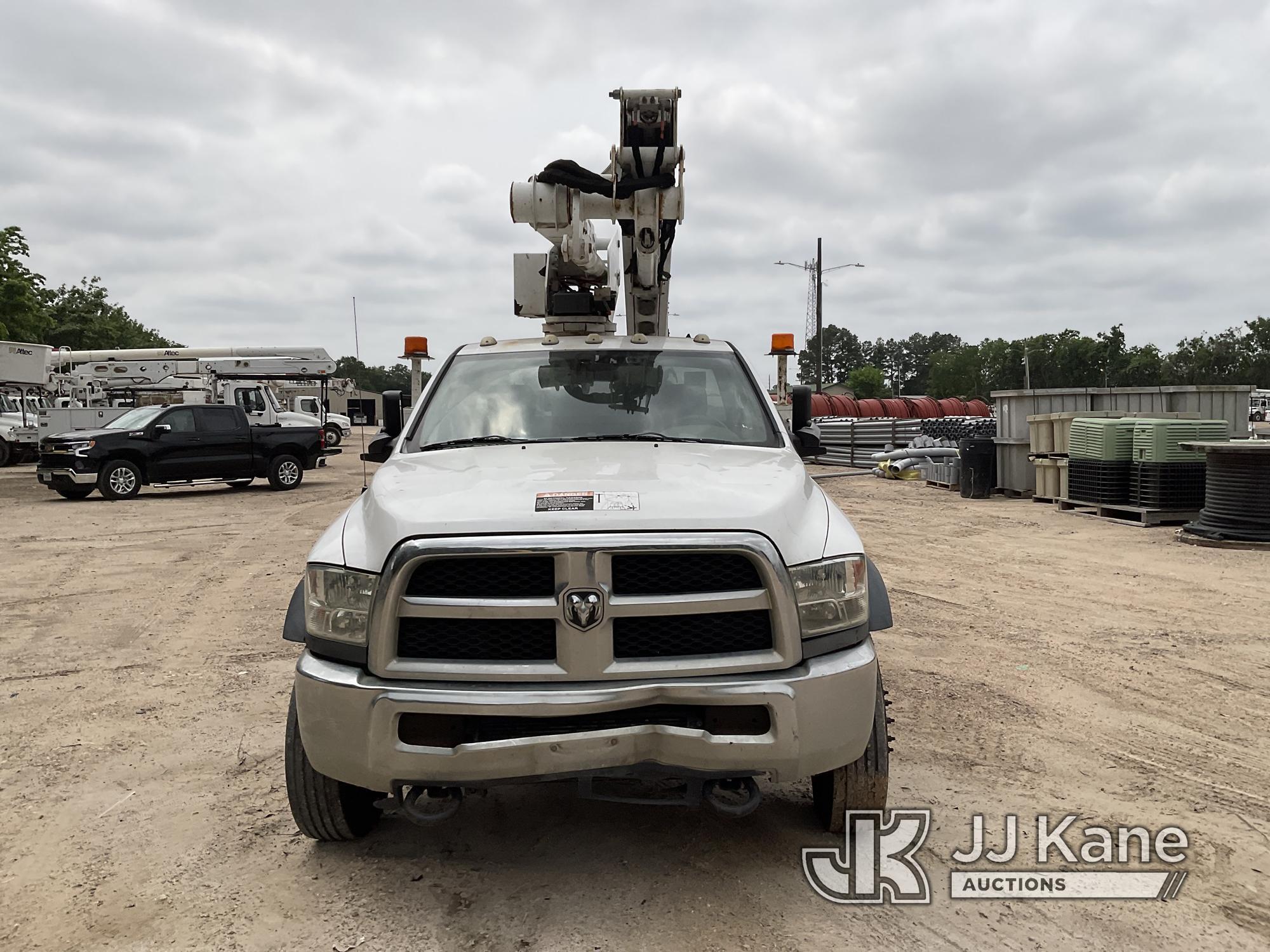 (Cypress, TX) Altec AT40-MH, Articulating & Telescopic Material Handling Bucket Truck mounted behind
