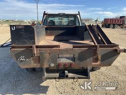 (San Angelo, TX) 2000 Ford F350 Flatbed Truck Runs and Moves, Paint/Rust/Body Damage