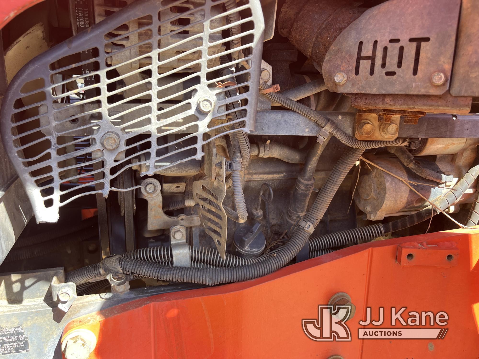 (Homer, LA) Kubota M9960 Utility Tractor Runs & Moves) (Will Not Stay in Gear, Condition Unknown, Mi