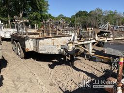 (Cypress, TX) 2004 Brooks Brothers T/A Pole/Material Trailer Stands & Rolls