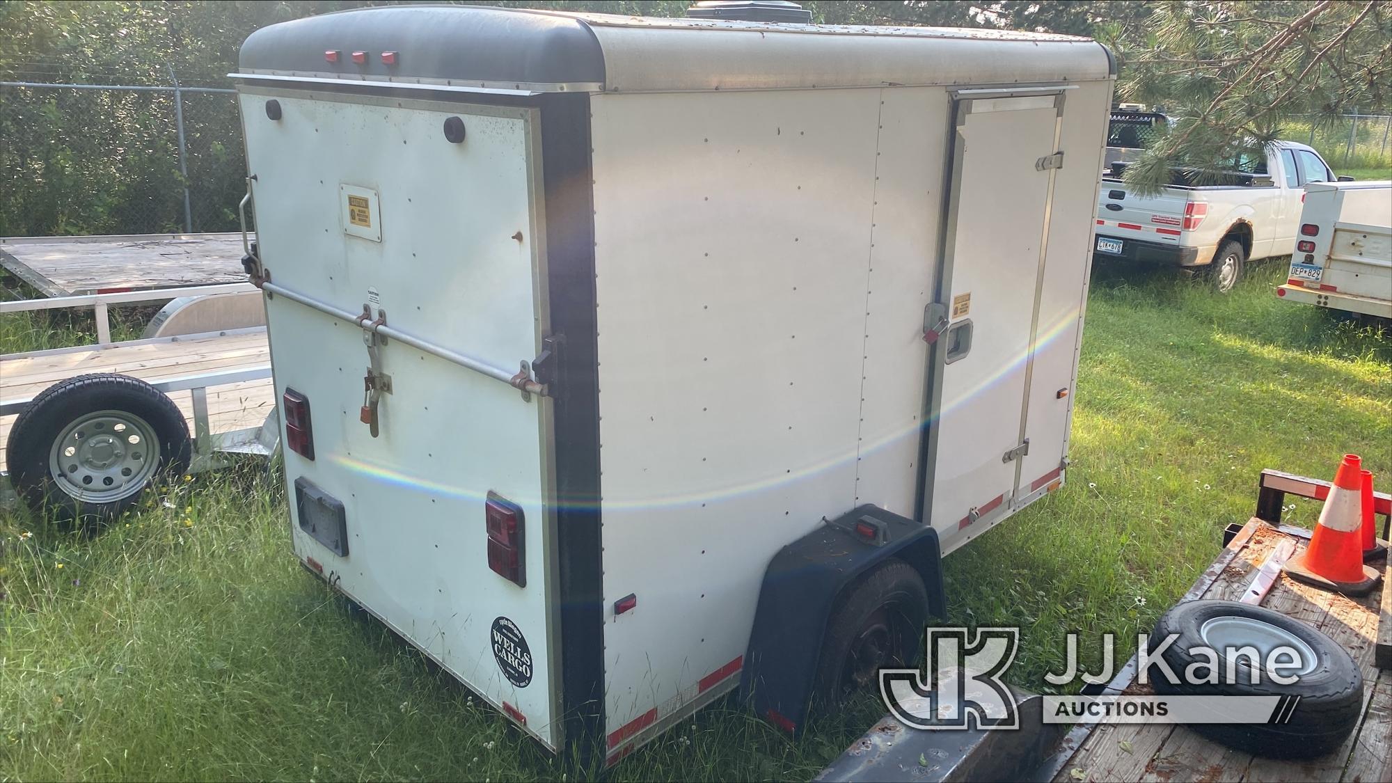 (Carlton, MN) 1995 Wells Cargo TW101M Enclosed Cargo Trailer Seller States: Trailer has been sitting