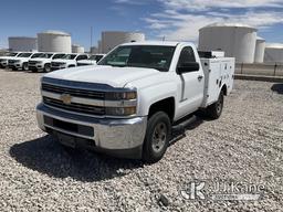 (El Paso, TX) 2015 Chevrolet Silverado 2500HD Enclosed Service Truck Starts, Runs & Moves) ( TPMs li