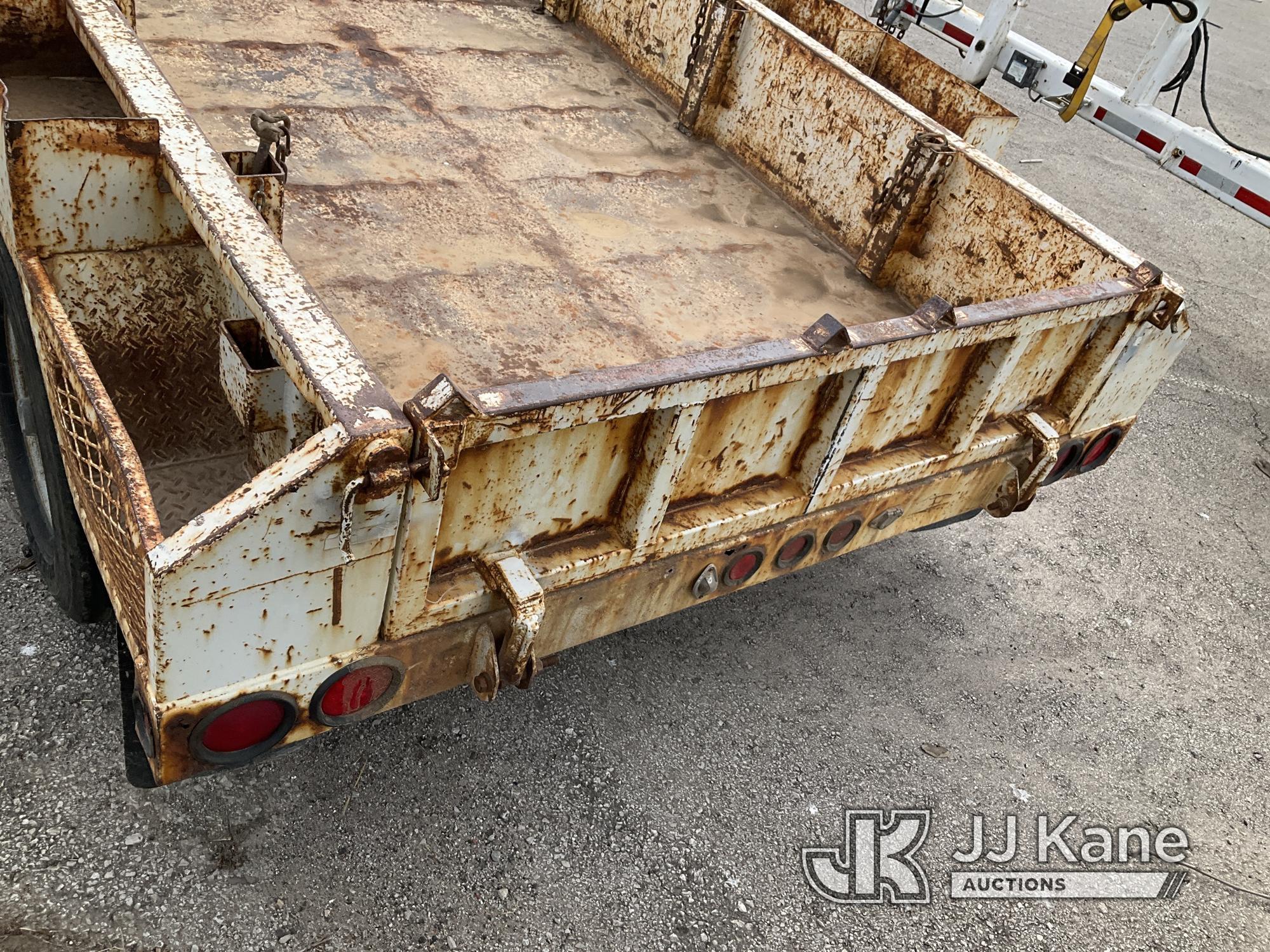 (Kansas City, MO) 2007 Brooks Brothers Extendable T/A Material/Pole Trailer Has Rust, Low Passenger