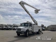 Altec AA755-MH, Material Handling Bucket Truck rear mounted on 2014 Freightliner M2 106 4x4 Utility 