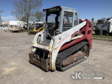 2009 Takeuchi TL240 Tracked Skid Steer Loader Runs, Moves, & Operates) (Popping Noise Coming From Tr