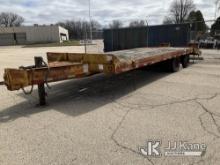 1992 Eager Beaver 10HDB TRAILER Needs tire (punctured) Deck Is 8FT Wide And 24FT Long