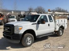 2011 Ford F350 4x4 Extended-Cab Service Truck Runs & Moves