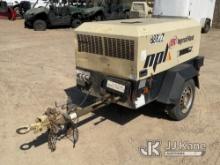 2002 Ingersoll Rand P90 Portable Air Compressor, Trailer mounted No Title) (Blowing Oil Through Air 