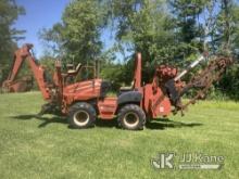 2006 Ditch Witch RT55 Rubber Tired Vibratory Cable Plow/Trencher Starts, Moves, Operates, Front Left